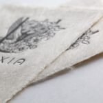 黒谷和紙 手漉き耳付き和紙に活版印刷した名刺