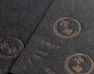 活版名刺 赤口金