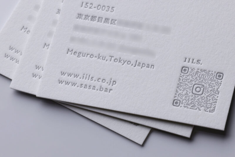 QRコード_活版印刷_再現