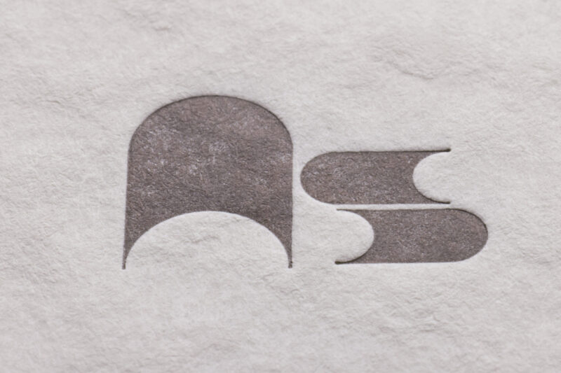 フリッター印刷のムラ感_名刺