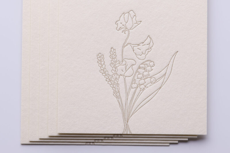 イラストのあるショップカード