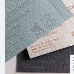 『今月の刷り見本』岩はだ X 活版印刷｜2025年11月度