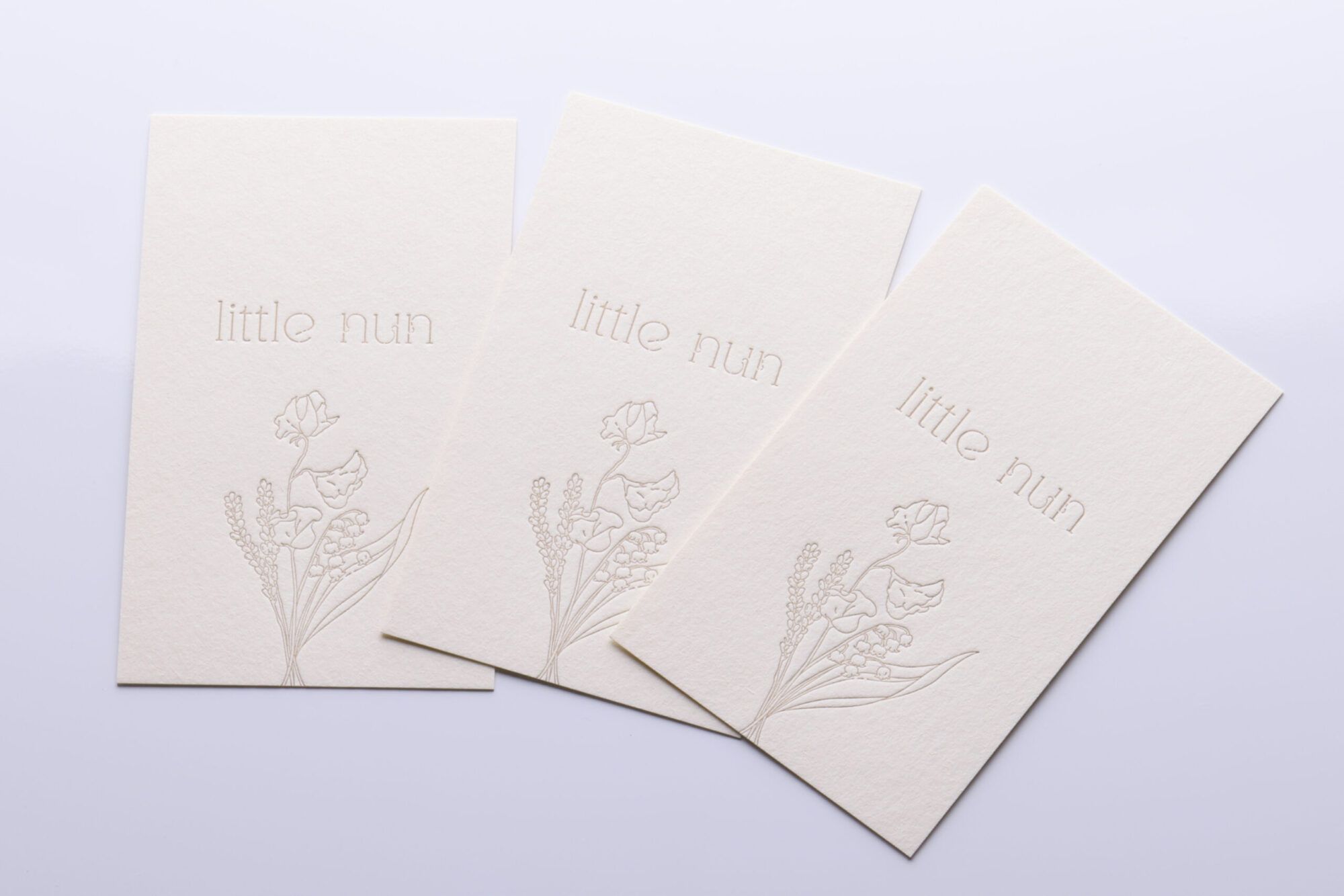 赤口金_活版印刷ショップカード