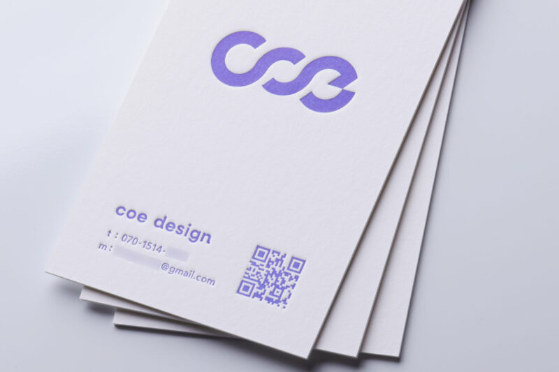 スノーブル_特色活版名刺