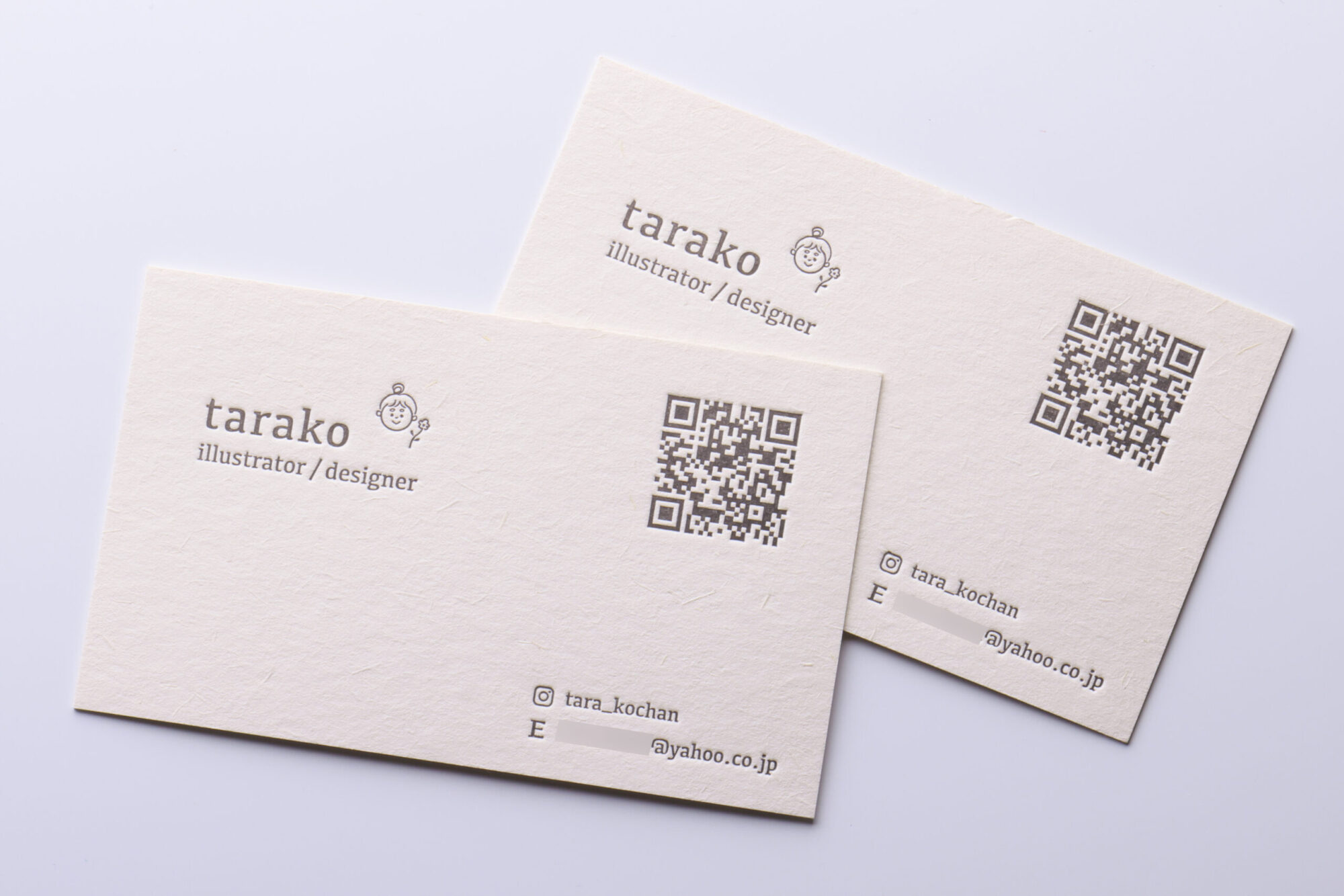 QRコード追加_活版名刺