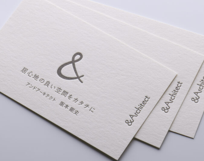 活版名刺__ロゴ印刷