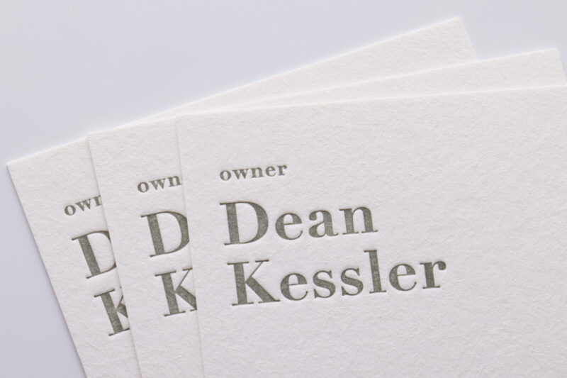 活版印刷名刺_DIC特色_ハーフエア