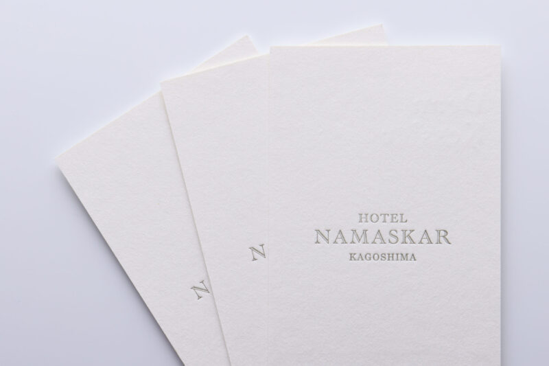 活版印刷名刺 両面活版印刷