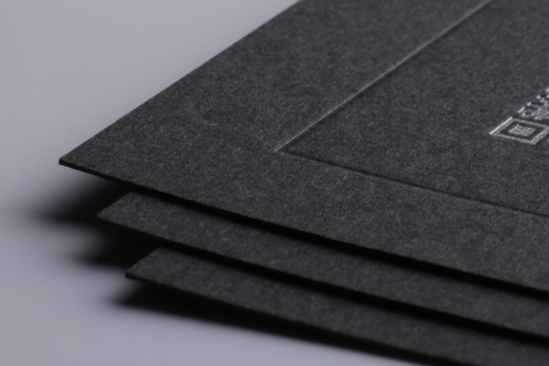 黒紙_2色活版印刷