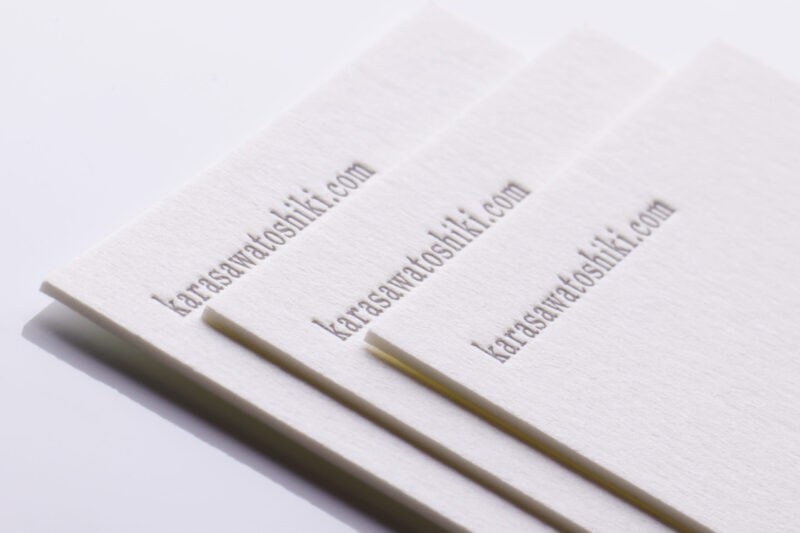 名刺印刷に特ＡクッションＦ0.8白