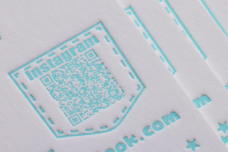 QRコード_活版印刷_特色