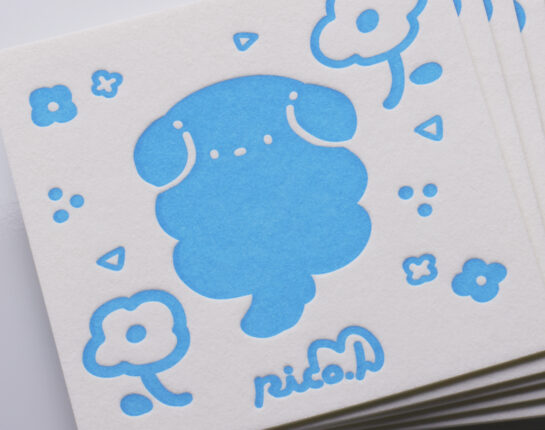 イラスト_活版名刺