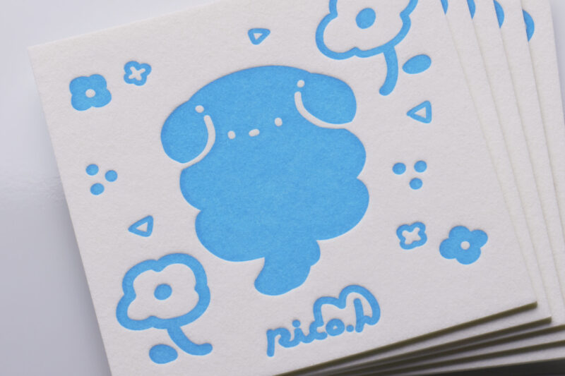 イラスト_活版名刺