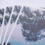 写真はデジタル印刷フルカラーと活版印刷の名刺