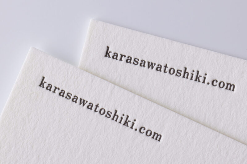 活版名刺印刷_1色