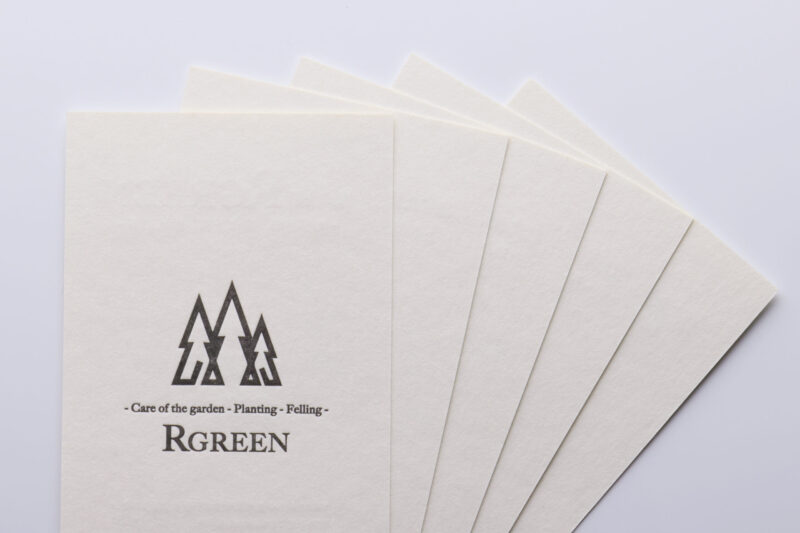 活版名刺_ビオトープコットンホワイト