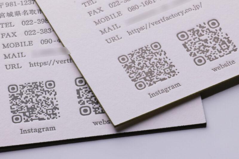 QRコード_活版印刷