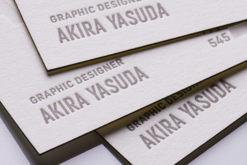 ウォームグレイ11_活版印刷名刺