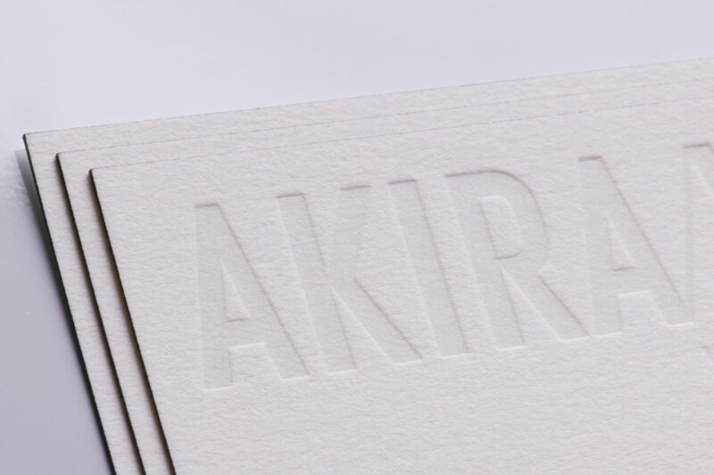 ウォームグレイ１_活版印刷名刺