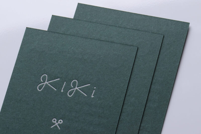 銀インキ_活版印刷_名刺