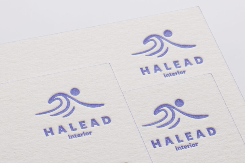 パントン特色_活版名刺