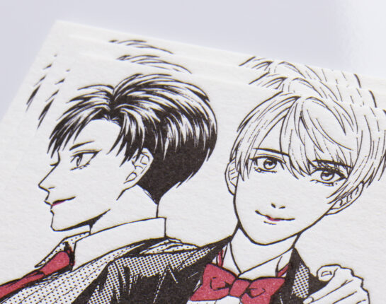 漫画_活版印刷2色再現