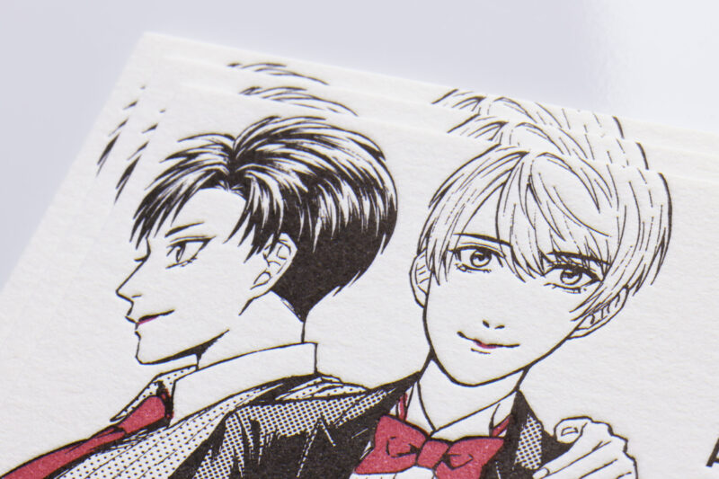 漫画_活版印刷2色再現