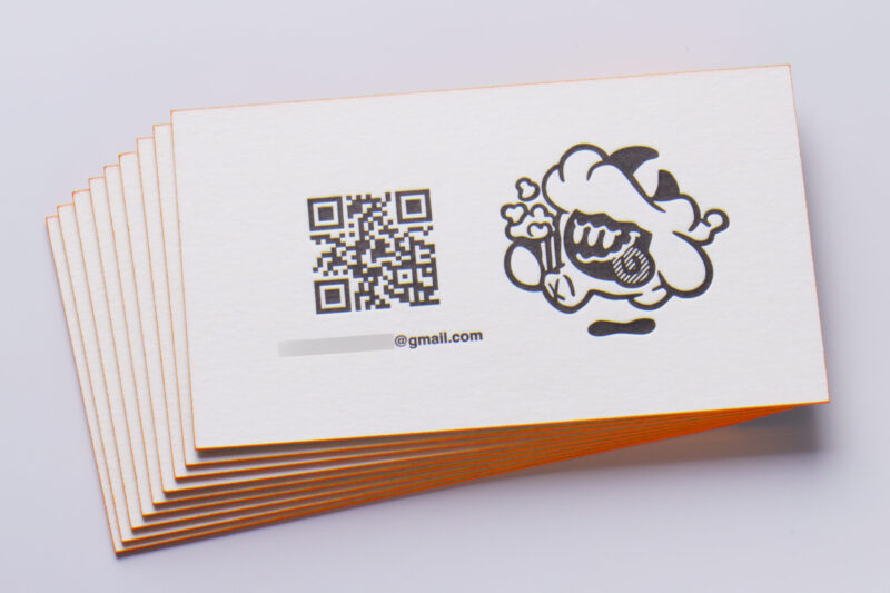 活版印刷_ショップード_小口染め