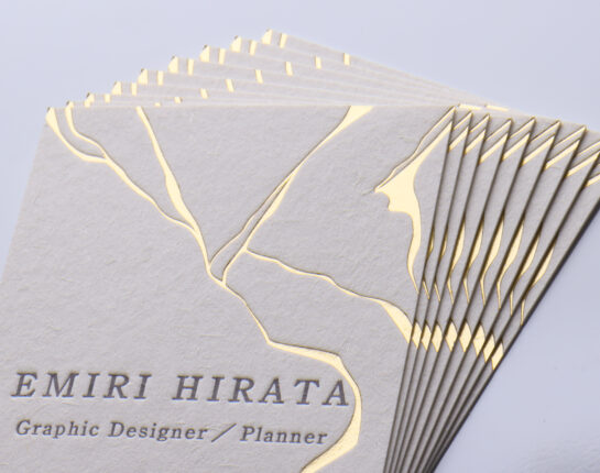 箔押し_活版印刷_名刺_両面