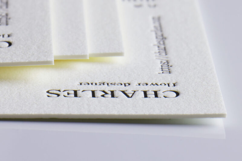 活版印刷名刺_片面スミ1色