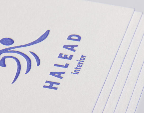 活版印刷名刺 パントン特色指定