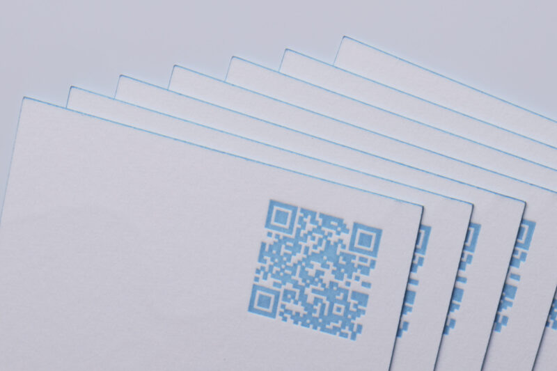 活版印刷 QRコード