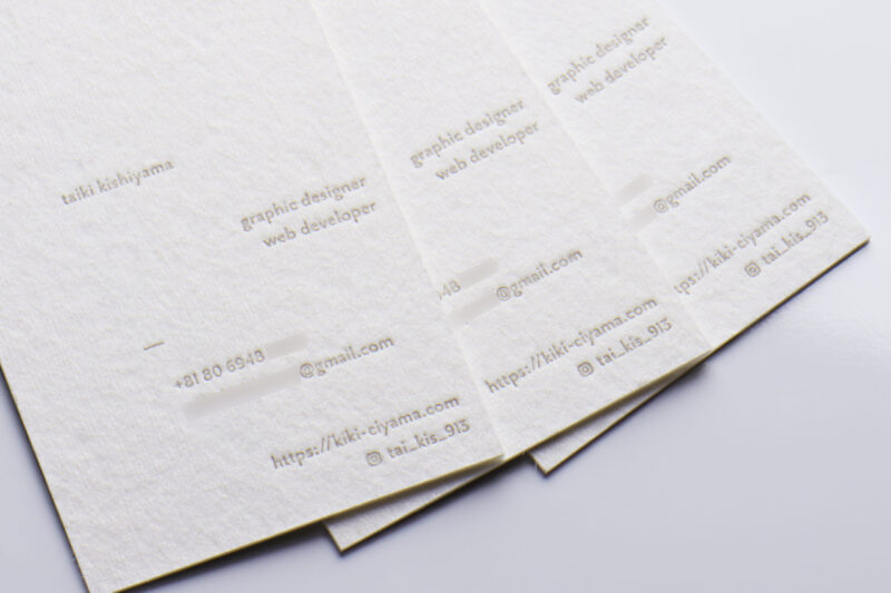 キナリトLEAF_活版印刷適正