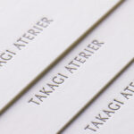 ヴァンヌーボVにマットスミで活版名刺