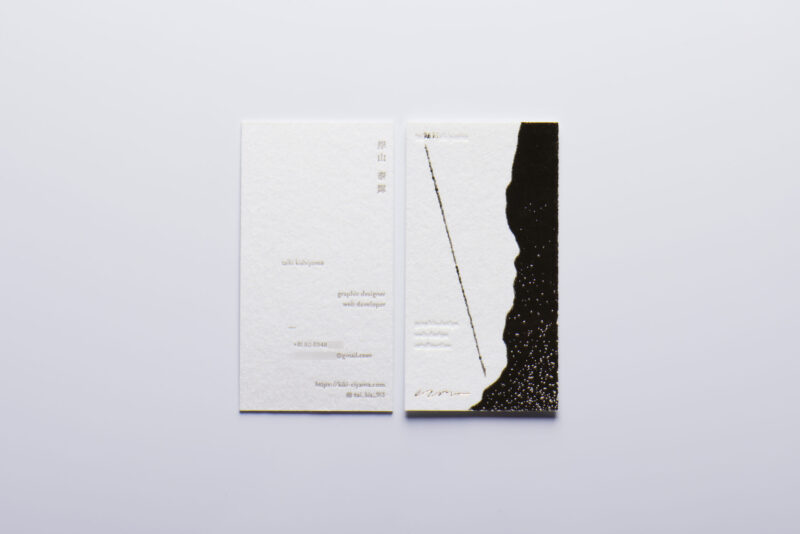 箔押しと活版印刷_キナリトLEAF