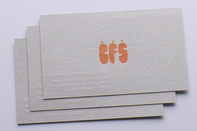 FAVINIに活版印刷特色