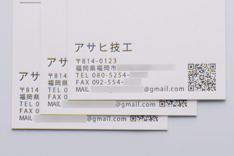 活版名刺_QRコード