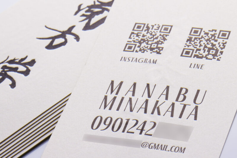 活版印刷_両面名刺