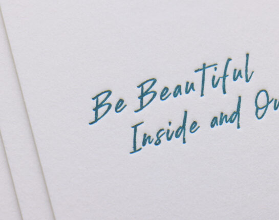 活版印刷_パントン特色指定_名刺