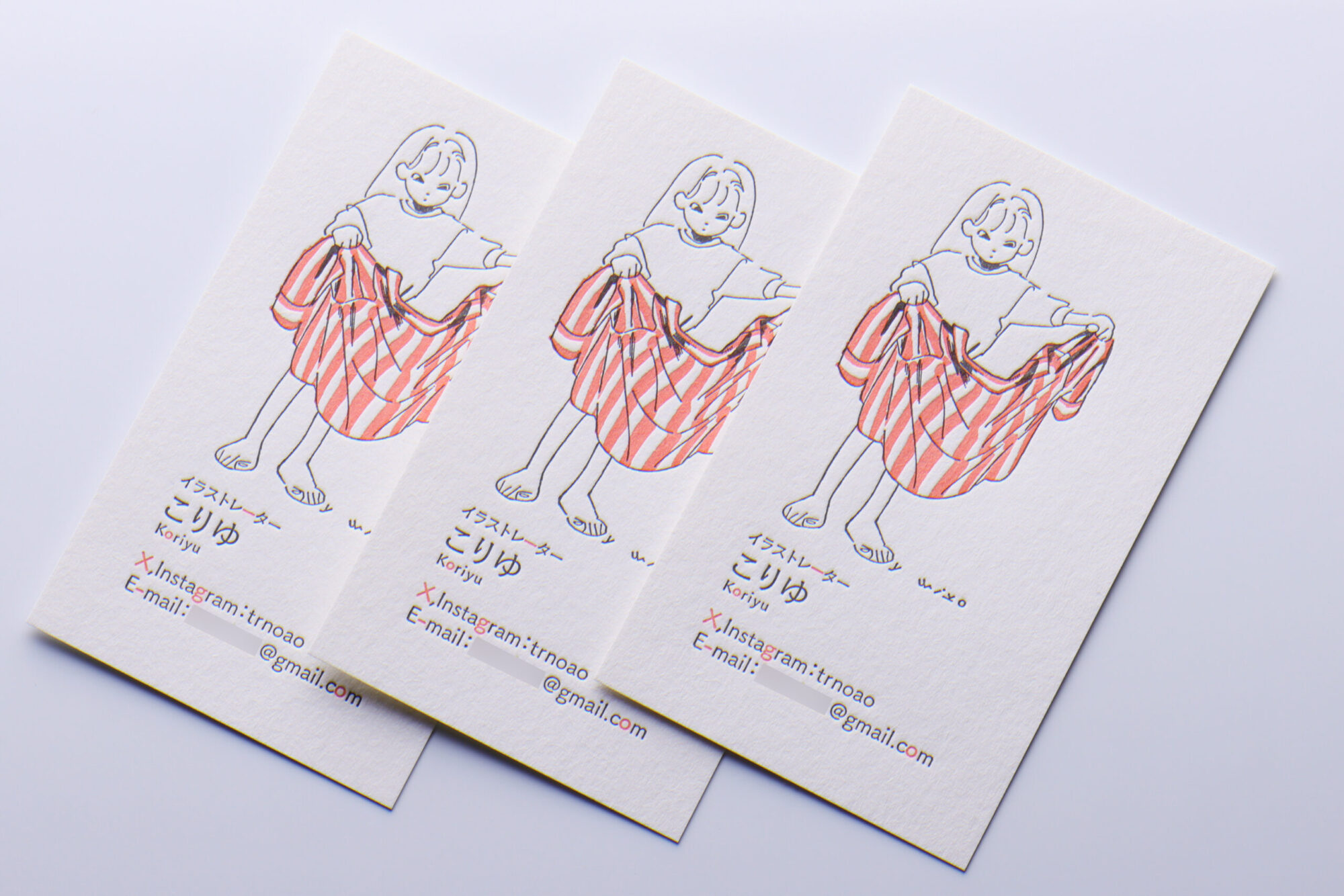 名刺_活版印刷_イラスト