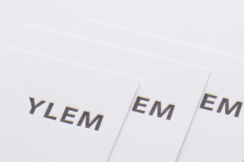 スミ1色活版印刷