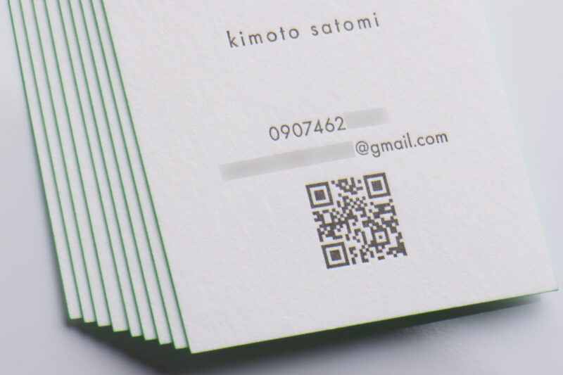 活版印刷のQRコード