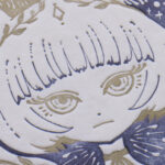 活版印刷2色でイラストもある名刺印刷